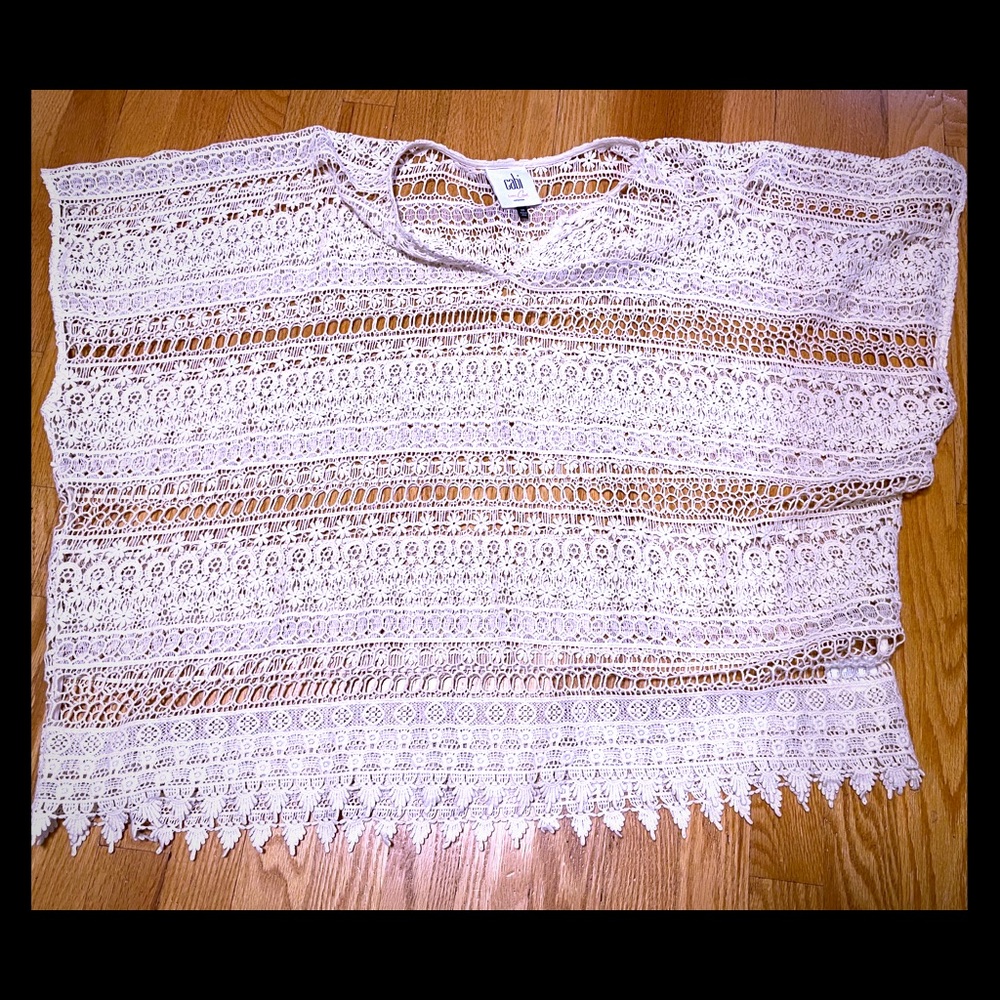 Capri boho tunic top from CAbi, M